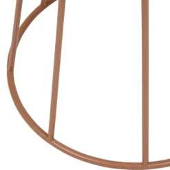 Table d’appoint ronde en acier