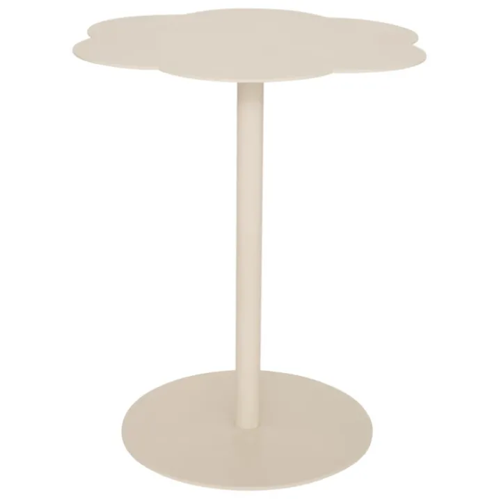 Table d’appoint ronde forme fleur