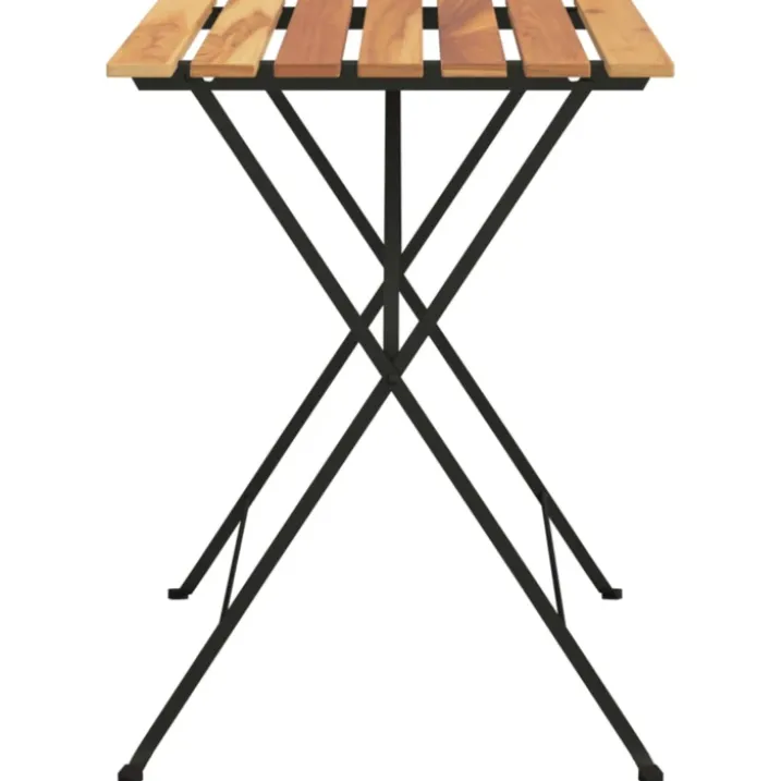 Table de bistro pliante en bois