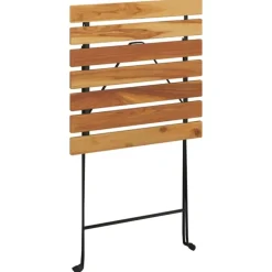 Table de bistro pliante en bois