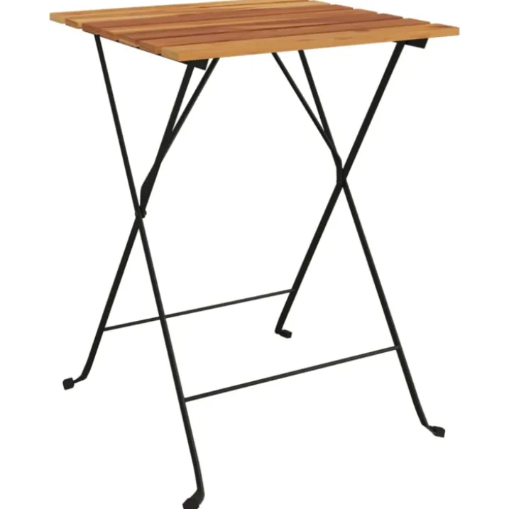 Table de bistro pliante en bois
