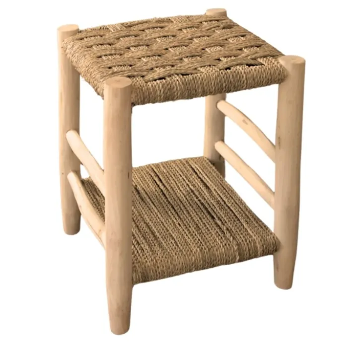 Table de chevet avec étagère