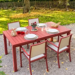 Table de jardin extensible 8/10 personnes