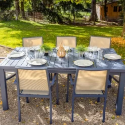 Table de jardin extensible 8/10 personnes