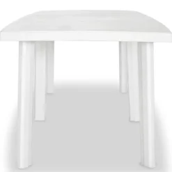 Table de jardin rectangulaire en pvc