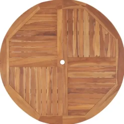 Table de jardin ronde en bois