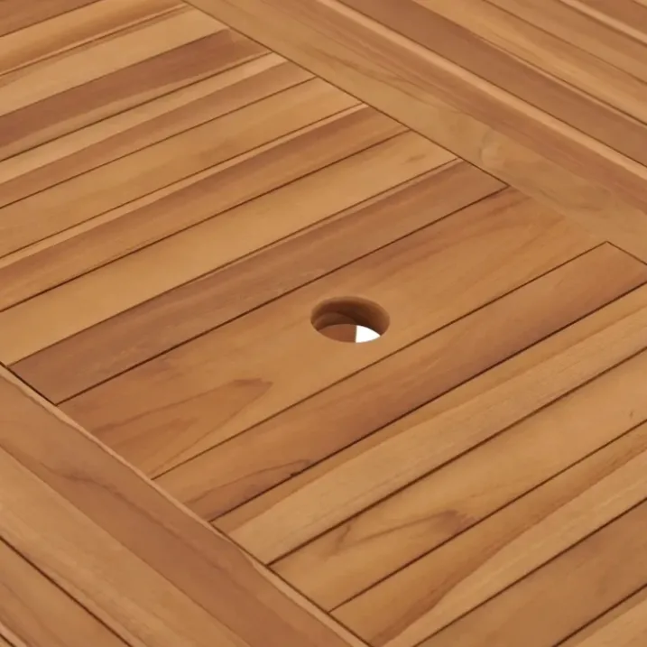 Table de jardin ronde en bois