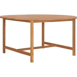 Table de jardin ronde en bois
