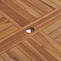 Table de jardin ronde en bois