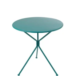 Table de jardin ronde en métal