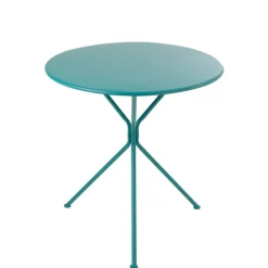 Table de jardin ronde en métal