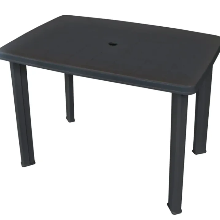 Table de salon de jardin en pvc