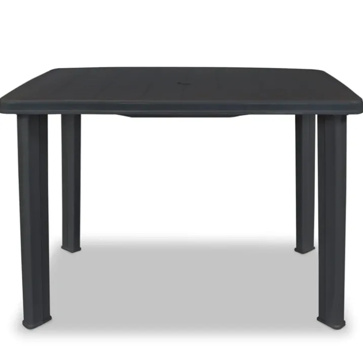 Table de salon de jardin en pvc