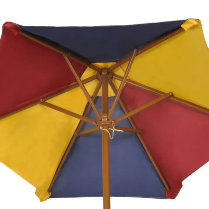 Table et bancs avec parasol pour enfants