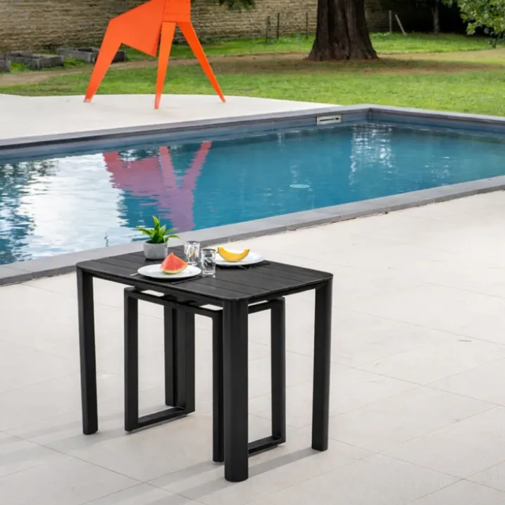 Table extensible aluminium 2/14 personnes