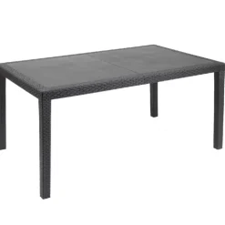 Table à manger extérieure Prince effet rotin