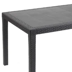 Table à manger extérieure Prince effet rotin