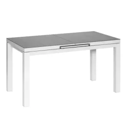 Table rectangulaire et extensible pour 6/8 personnes