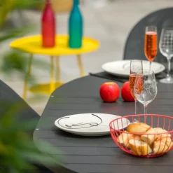 Table ronde extensible pour 8/10 personnes