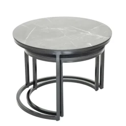 Tables basses rondes gigognes