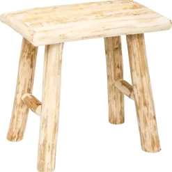 Tabouret d'appoint en bois
