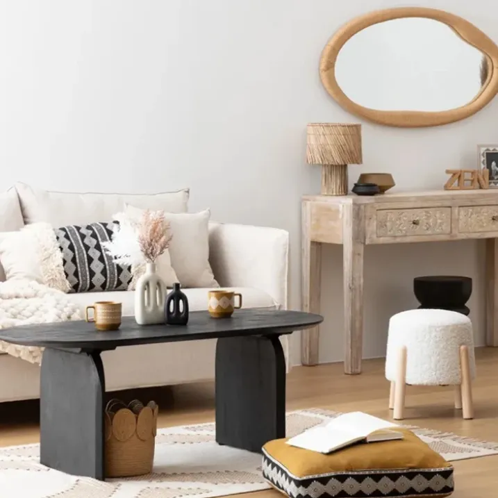 Tabouret d'appoint Inuit bouclette