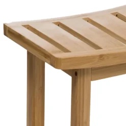 Tabouret de rangement en bambou