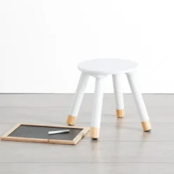 Tabouret enfant blanc
