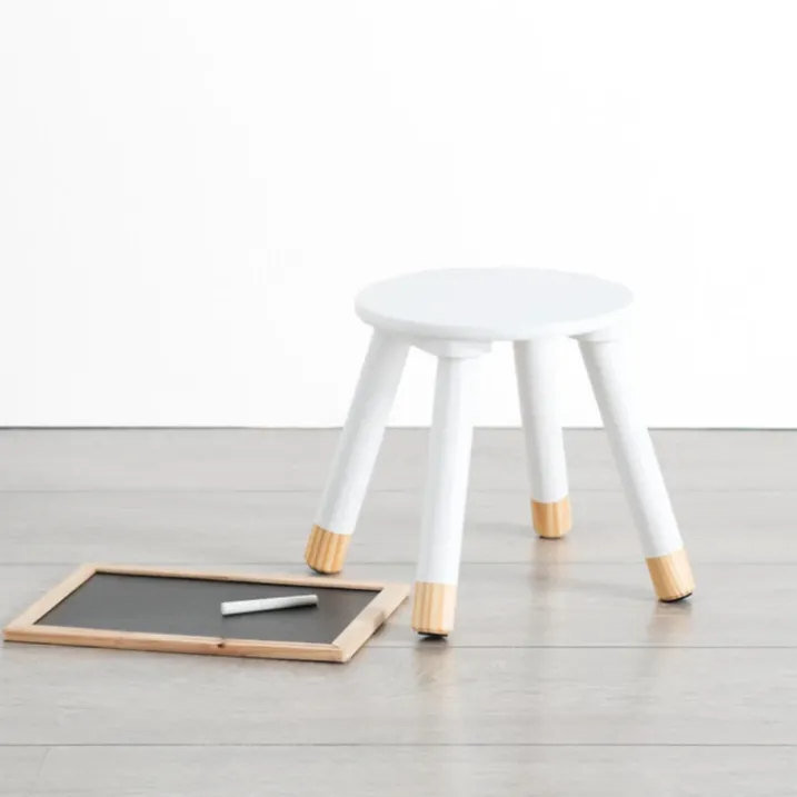 Tabouret enfant blanc