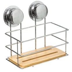 Étagère de douche avec ventouses