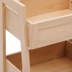Étagère de rangement 3 niveaux avec paniers intégrés