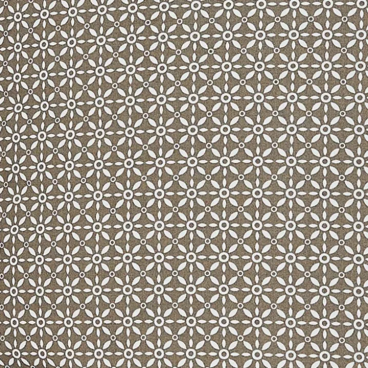 Taie de traversin en percale au style graphique