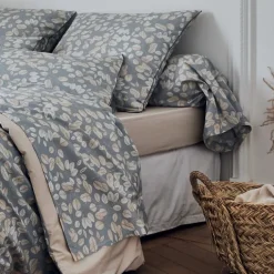 Taie de traversin en percale esprit cocooning