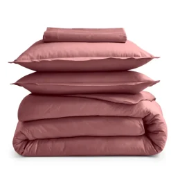 Taie de traversin percale de coton piquée unie