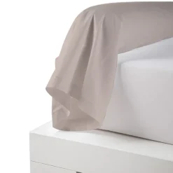 Taie de traversin percale de coton piquée unie