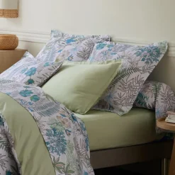 Taie de traversin satin de coton végétal
