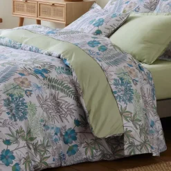 Taie de traversin satin de coton végétal