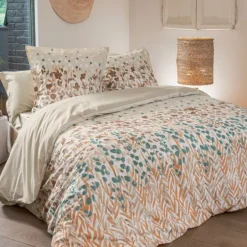 Taie d’oreiller coton floral