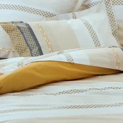 Taie d'oreiller en percale de coton au style ethnique chic
