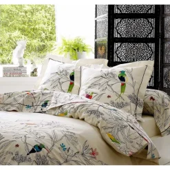 Taie d'oreiller faune et flore