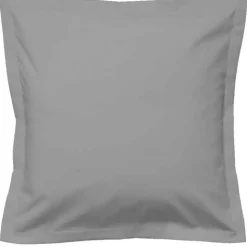 Taie d'oreiller 100% Lin volant plat
