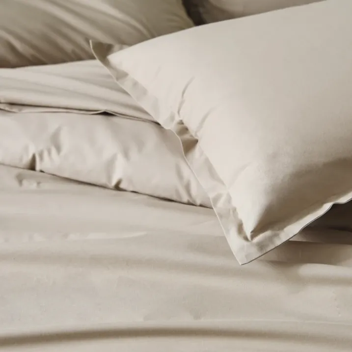 Taie d’oreiller percale de coton made in France