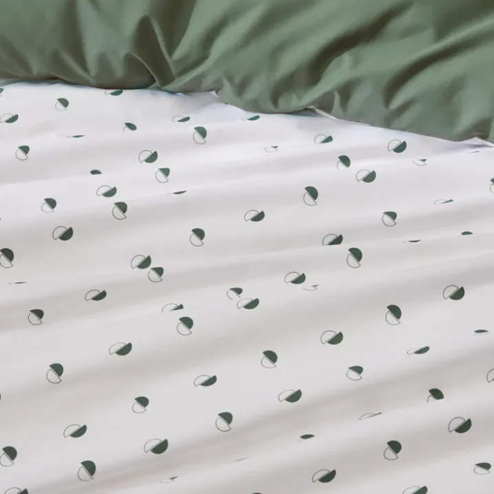 taie d oreiller percale géométrique