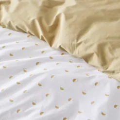 taie d oreiller percale géométrique