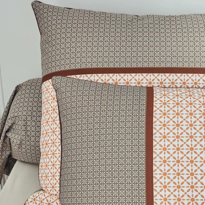 Taie d'oreiller percale graphique