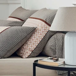 Taie d'oreiller percale graphique