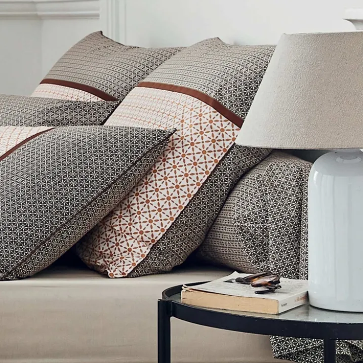 Taie d'oreiller percale graphique