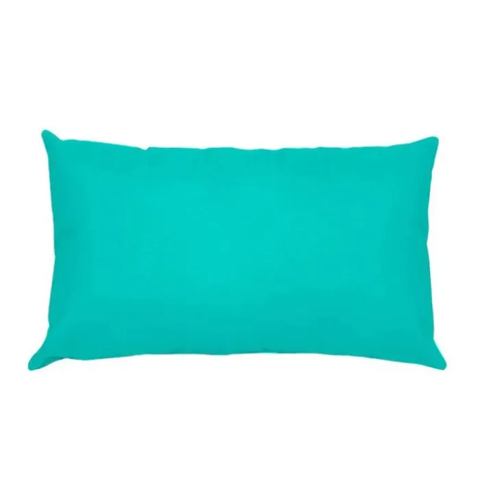 Taie D'oreiller Rectangle Unie en Coton