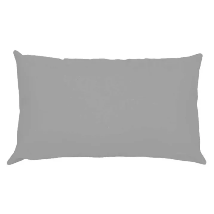 Taie D'oreiller Rectangle Unie en Coton
