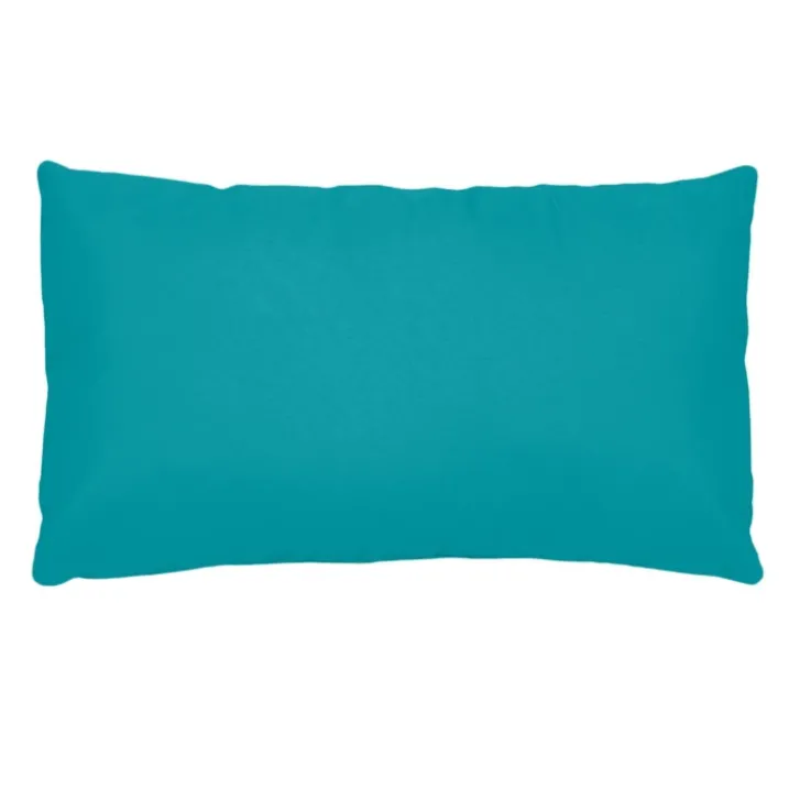 Taie D'oreiller Rectangle Unie en Coton